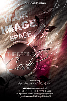 скачать PSD-шаблон флаера: Abstract Dezine Code Flyer